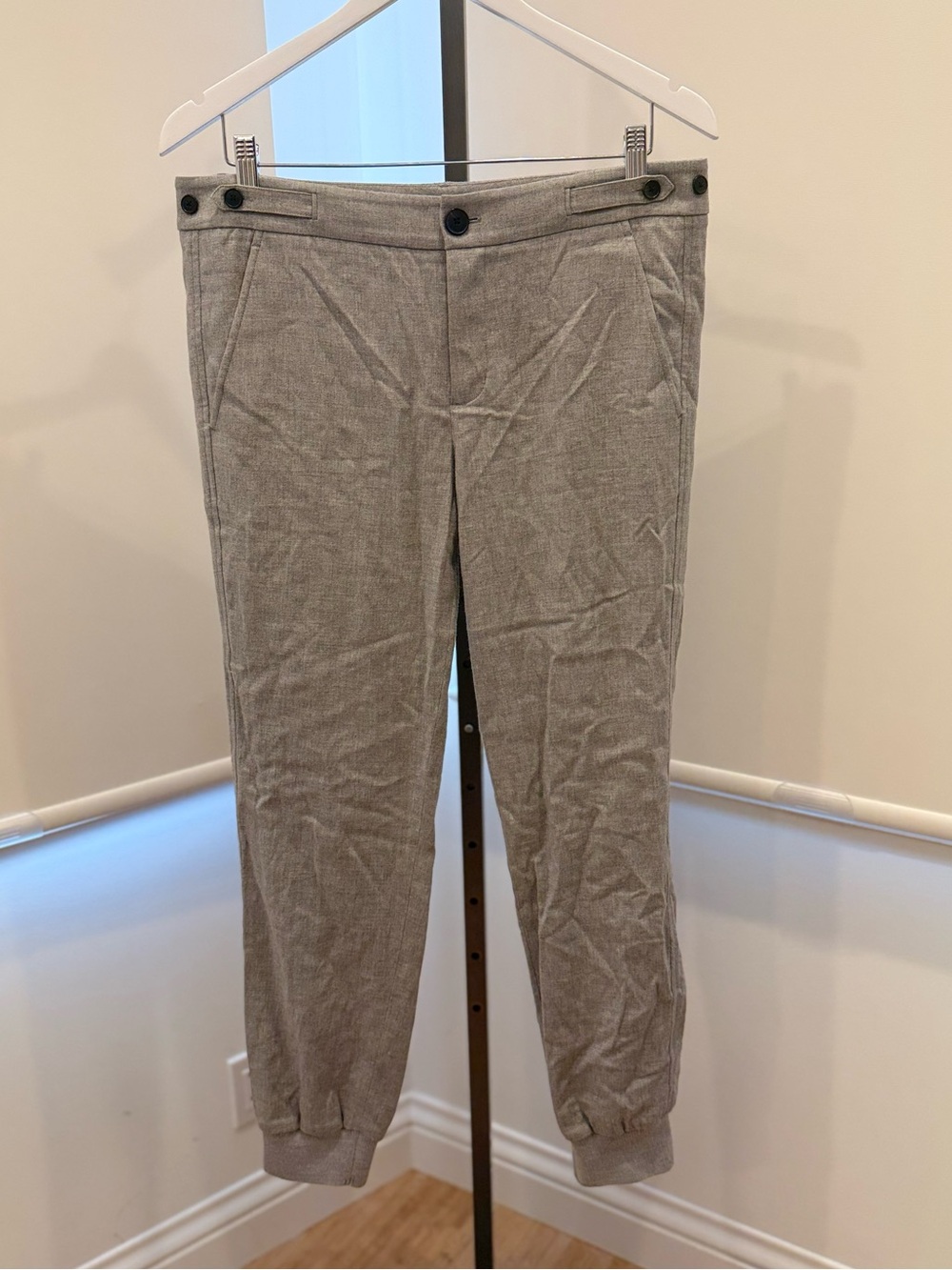 Vince Cuffed Trouser Jogger - Light Grey